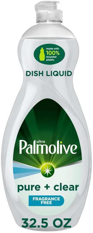 Palmolive Ultra Dishwashing Liquid Dish Soap, Pure + Clear Fragrance Free - 32.5 Fluid Ounce (Packaging may vary) Palmolive Ultra Dishwashing Liquid Dish Soap, Pure + Clear Fragrance Free - 32.5 Fluid Ounce (Packaging may vary)