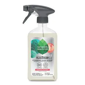 Seventh Generation Power+ Foaming Dish Spray Dishwashing soap Honey Crisp Apple Cuts Grease 16 oz Seventh Generation Power+ Foaming Dish Spray Dishwashing soap Honey Crisp Apple Cuts Grease 16 oz