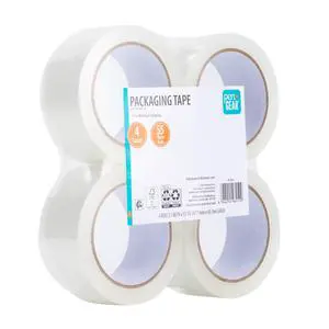 Pen+Gear Packing Tape, Clear, 1.88 in x 55 Yds, 4 Rolls Pen+Gear Packing Tape, Clear, 1.88 in x 55 Yds, 4 Rolls