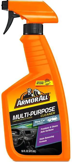 Armor All Multi-Purpose Car Cleaner Spray, New Car Scent, 16 Fl Oz Armor All Multi-Purpose Car Cleaner Spray, New Car Scent, 16 Fl Oz