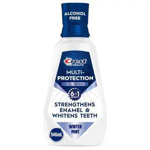 Crest Pro-Health Advanced Mouthwash, Alcohol Free, Extra Whitening, Energizing Mint Flavor, 946 mL (32 fl oz) Crest Pro-Health Advanced Mouthwash, Alcohol Free, Extra Whitening, Energizing Mint Flavor, 946 mL (32 fl oz)