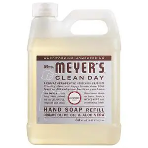 Mrs. Meyer's Clean Day, Hand Soap Refill, Lavender Scent, 33 Fl Oz Mrs. Meyer's Clean Day, Hand Soap Refill, Lavender Scent, 33 Fl Oz