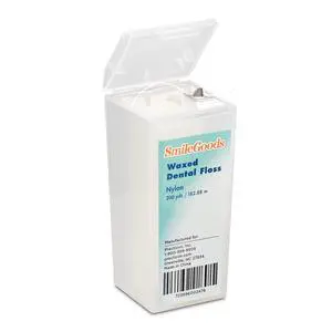 SmileGoods Waxed Dental Floss, 200 Yard, Unflavored SmileGoods Waxed Dental Floss, 200 Yard, Unflavored