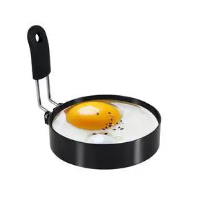 3.5'' Egg Rings with Silicone Handle, Stainless Steel Egg Cooking Rings,Nonstick,For Frying Eggs and English Muffins Pancake, Egg Mold Shaper For Breakfast 3.5'' Egg Rings with Silicone Handle, Stainless Steel Egg Cooking Rings,Nonstick,For Frying Eggs and English Muffins Pancake, Egg Mold Shaper For Breakfast