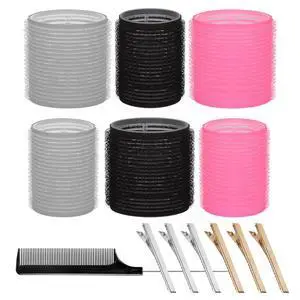Hair Rollers for Women 13 Pcs Rollers Set With Clips for Long and Medium Hair Rollers for Women 13 Pcs Rollers Set With Clips for Long and Medium