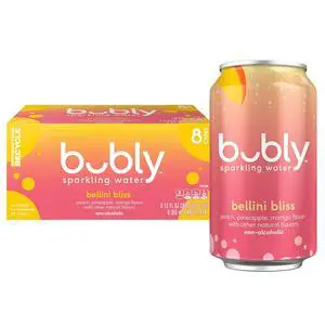 bubly Sparkling Water, Bellini Bliss, 12 Fl Oz Cans (8 Pack) bubly Sparkling Water, Bellini Bliss, 12 Fl Oz Cans (8 Pack)