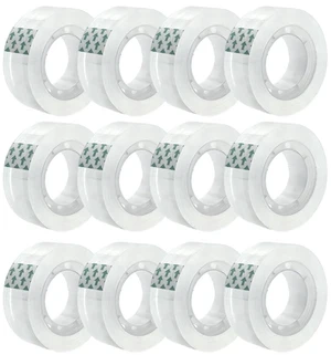 12 Rolls Transparent Tape Refills Rolls, Clear Tape, 1 in Core, 3/4 x 1000 in, Gift Packaging Tape Refill Roll for Office, Home, School 12 Rolls Transparent Tape Refills Rolls, Clear Tape, 1 in Core, 3/4 x 1000 in, Gift Packaging Tape Refill Roll for Office, Home, School