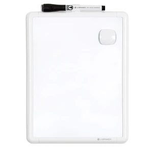 U Brands Contempo Magnetic Small Whiteboard, 8.5 x 11, White Modern Frame, Mini White Board for Students, Fridge and Locker Dry Erase Board, Includes Marker & Magnet U Brands Contempo Magnetic Small Whiteboard, 8.5 x 11, White Modern Frame, Mini White Board for Students, Fridge and Locker Dry Erase Board, Includes Marker & Magnet