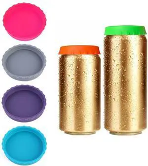 6 Pack Silicone Soda Can Lids, 6 Color BPA-Free Reusable Silicone Can Covers, Can Stopper or Protector For Soda, Beer, Drink, Juice, Coke, Beverage, Fits Standard Cans 6 Pack Silicone Soda Can Lids, 6 Color BPA-Free Reusable Silicone Can Covers, Can Stopper or Protector For Soda, Beer, Drink, Juice, Coke, Beverage, Fits Standard Cans