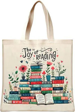 Canvas Tote Bag for Women Book Bags for Women Book Accessories Bookish Gifts and Book Lovers Gifts 14" x 15" (5.BookLay) Canvas Tote Bag for Women Book Bags for Women Book Accessories Bookish Gifts and Book Lovers Gifts 14" x 15" (5.BookLay)