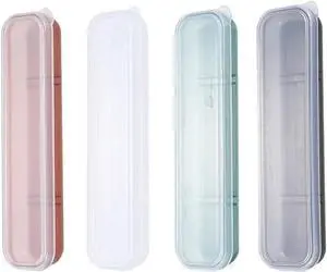 4 Pack Travel Utensil Holder Carrying Case with Slot Stand Storage Box Organizer for Outdoor Reusable Tableware Kit Portable Flatware Cutlery Set Camping Knife Fork Spoon Chopsticks Utensils 4 Pack Travel Utensil Holder Carrying Case with Slot Stand Storage Box Organizer for Outdoor Reusable Tableware Kit Portable Flatware Cutlery Set Camping Knife Fork Spoon Chopsticks Utensils