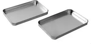 Premium Steel Baking Trays compatible with Easy Bake Ultimate Oven | 2-Pack | Accessories for Cooking Easy Bake Oven Mixes | Easy Bake Oven Tray | Measures 5.5"L x 3.63"W x 0.5"H Premium Steel Baking Trays compatible with Easy Bake Ultimate Oven | 2-Pack | Accessories for Cooking Easy Bake Oven Mixes | Easy Bake Oven Tray | Measures 5.5"L x 3.63"W x 0.5"H