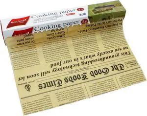 Brown Parchment Paper Roll Newspaper Wrapping Paper Non Stick Baking Paper Food Wrapping Paper for Baking Cookies Bread Pizza Meat and Vegetables Brown Parchment Paper Roll Newspaper Wrapping Paper Non Stick Baking Paper Food Wrapping Paper for Baking Cookies Bread Pizza Meat and Vegetables