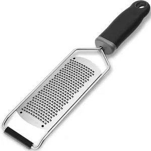 Upgraded Lemon Zester & Cheese Grater, Food Grade Stainless Steel None-Slip Hand Fine Grater for Garlic, Ginger, and Chocolate, Durable and Easy-To-CleanDishwasher Safe Upgraded Lemon Zester & Cheese Grater, Food Grade Stainless Steel None-Slip Hand Fine Grater for Garlic, Ginger, and Chocolate, Durable and Easy-To-CleanDishwasher Safe