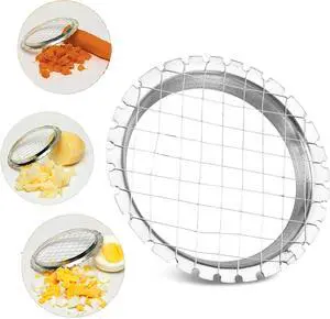 Egg Chopper Stainless Steel Egg Slicer Fruit Cube Cutter Salads Cutters Tomato Cutter Potato Cutter as pictures Egg Chopper Stainless Steel Egg Slicer Fruit Cube Cutter Salads Cutters Tomato Cutter Potato Cutter as pictures