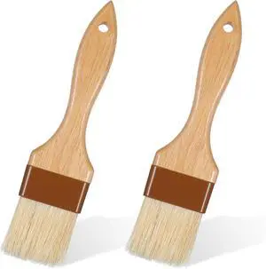 2Pcs Basting Brushes for Cooking, Cooking Brush for Oil and Sauce, Suitable for Oil Sauce Kitchen Baking Tools 2Pcs Basting Brushes for Cooking, Cooking Brush for Oil and Sauce, Suitable for Oil Sauce Kitchen Baking Tools
