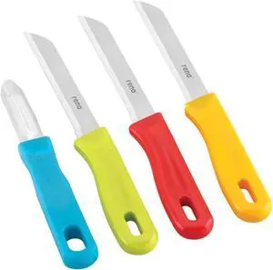 rena germany 4 pcs Knife Set - 3 Kitchen Knives and 1 peeler Set rena germany 4 pcs Knife Set - 3 Kitchen Knives and 1 peeler Set