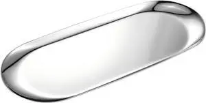 9x3.8Inch Silver Oval Stainless Steel Decorative Tray Serving Tray | 9x3.8Inch Silver Oval Stainless Steel Decorative Tray Small Serving Tray for Tea Fruit, Jewelry Plate, Decor Storage Tray 9x3.8Inch Silver Oval Stainless Steel Decorative Tray Serving Tray | 9x3.8Inch Silver Oval Stainless Steel Decorative Tray Small Serving Tray for Tea Fruit, Jewelry Plate, Decor Storage Tray