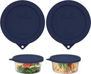 SOPHICO 4 Cup Silicone Lids Replacement for Pyrex & Anchor Hocking 7201-PC | Food Grade Silicone, LeakproofAirtight Lids, Dishwasher Microwave Safe(2 pack) SOPHICO 4 Cup Silicone Lids Replacement for Pyrex & Anchor Hocking 7201-PC | Food Grade Silicone, LeakproofAirtight Lids, Dishwasher Microwave Safe(2 pack)