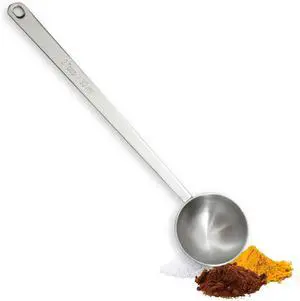 Tablecraft 2 Tablespoon Coffee Scoop, Stainless Steel, 9 Inch Long Handle Measuring Spoon, 30ml Two Tbsp Capacity, Restaurant, Cafe or Home Use Tablecraft 2 Tablespoon Coffee Scoop, Stainless Steel, 9 Inch Long Handle Measuring Spoon, 30ml Two Tbsp Capacity, Restaurant, Cafe or Home Use