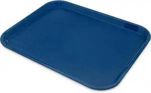 Carlisle Cafe Tray, Fast Food Restaurant Tray, 14 x 18, 1 Ct, Blue Carlisle Cafe Tray, Fast Food Restaurant Tray, 14 x 18, 1 Ct, Blue