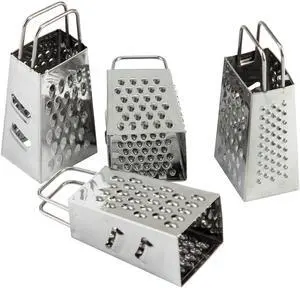 Mini Box Cheese Graters Set of 4, Stainless Steel Grater for Ginger, Garlic, Lemon, Potato, Chocolate, Vegetables (2.3 * 1.38inch) Mini Box Cheese Graters Set of 4, Stainless Steel Grater for Ginger, Garlic, Lemon, Potato, Chocolate, Vegetables (2.3 * 1.38inch)