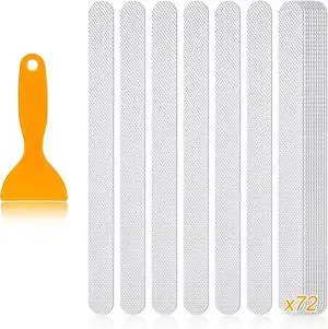 Patelai 72 Pieces Anti Slip Shower Stickers Set, Non-Slip Safety Bathtub Strips, Peva Non-Slip Shower Strips Treads, Transparent Tubs Mat for Bathroom, Kitchen, Ladders, Stairs Steps, Pools, Bathtub Patelai 72 Pieces Anti Slip Shower Stickers Set, Non-Slip Safety Bathtub Strips, Peva Non-Slip Shower Strips Treads, Transparent Tubs Mat for Bathroom, Kitchen, Ladders, Stairs Steps, Pools, Bathtub