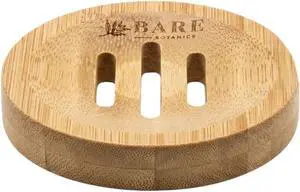 Bare Botanics Bamboo Bar Soap Holder (2pcs) | 3-in Slotted Natural Bamboo Tray for Shower Steamers | Cruelty-Free & Vegan Bare Botanics Bamboo Bar Soap Holder (2pcs) | 3-in Slotted Natural Bamboo Tray for Shower Steamers | Cruelty-Free & Vegan