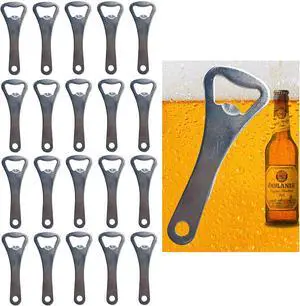 Bottle Opener Bulk,20 Pieces 3.6'' Beer Bottle Opener Keychain Wholesale | 20 openers mean one for every pocket and drawer Bottle Opener Bulk,20 Pieces 3.6'' Beer Bottle Opener Keychain Wholesale | 20 openers mean one for every pocket and drawer