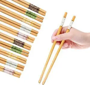 Chopsticks Reusable Dishwasher Safe Chop Sticks of Wooden Bamboo Chopsticks Reusable Dishwasher Safe Chop Sticks of Wooden Bamboo