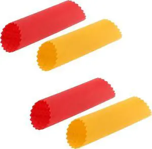 4Pcs Garlic Peeler Skin Remover Roller Keeper,Easy Quick to Peeled Garlic Cloves with Silicone Tube Roller Garlic Peeling Kitchen Tool(Red -2PCS/ Orange -2PCS) 4Pcs Garlic Peeler Skin Remover Roller Keeper,Easy Quick to Peeled Garlic Cloves with Silicone Tube Roller Garlic Peeling Kitchen Tool(Red -2PCS/ Orange -2PCS)