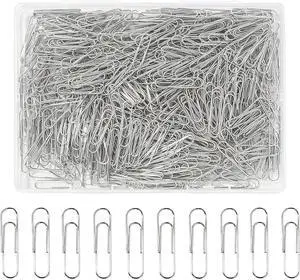 Paper Clips, 600 Pcs Paperclips Premium Medium Paper Clip, 1-2/7" Silver School Office Supplies Heavy Duty, Ideal for Bookmark(Silver) Paper Clips, 600 Pcs Paperclips Premium Medium Paper Clip, 1-2/7" Silver School Office Supplies Heavy Duty, Ideal for Bookmark(Silver)