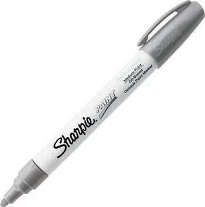 Sharpie® Permanent Paint Marker, Medium Point, Silver Sharpie® Permanent Paint Marker, Medium Point, Silver