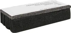 Sparco SPR1 Chalkboard Eraser, All-Felt, Dustless, Black, 6 x 2 1/2 Sparco SPR1 Chalkboard Eraser, All-Felt, Dustless, Black, 6 x 2 1/2