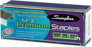 Swingline 35440 S.F. 3 Premium Chisel Point 105 Count Half-Strip Staples 5000/Box Swingline 35440 S.F. 3 Premium Chisel Point 105 Count Half-Strip Staples 5000/Box