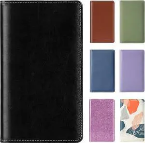 Leather Professional Business Card Holder Organizer Book - 300 Card Capacity Premium PU Folder with Soft Cover, Name Card Credit Cards Binder for Men/Women, Elegant Black Leather Professional Business Card Holder Organizer Book - 300 Card Capacity Premium PU Folder with Soft Cover, Name Card Credit Cards Binder for Men/Women, Elegant Black