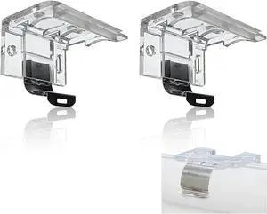 2 PCS Replacement Brackets for Cordless Blinds Mounting Bracket with Metal Clip for 1" PVC Honeycomb Pleated Shades Levolor Window Shade Holder Hardware Plastic Headrail Clip Mounting 2 PCS Replacement Brackets for Cordless Blinds Mounting Bracket with Metal Clip for 1" PVC Honeycomb Pleated Shades Levolor Window Shade Holder Hardware Plastic Headrail Clip Mounting