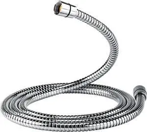 Eisinly 79 Inches Shower Hose with Brass Insert and Nut, Chrome | Stainless Steel Shower Hose, Extra Long, Ultra-Flexible Anti-Kink Design, Tight seal, Simple Installation Eisinly 79 Inches Shower Hose with Brass Insert and Nut, Chrome | Stainless Steel Shower Hose, Extra Long, Ultra-Flexible Anti-Kink Design, Tight seal, Simple Installation