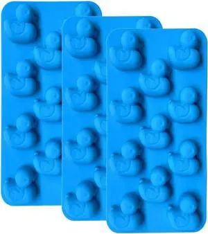 3 SET OF Funny Shaped Silicone Mold For Chocolate, Ice Cube Tray Party and Favors SAMZAREULO (DUCK) 3 SET OF Funny Shaped Silicone Mold For Chocolate, Ice Cube Tray Party and Favors SAMZAREULO (DUCK)