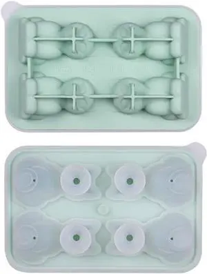 Cute 3D Cat Ice Mold, Kitty Ice Cube Tray Popsicle Molds (Green) | BPA-Free, Easy Demolding, Dishwasher Safe, Animal Silicone Maker Mold, Cute Kids Ice Cream Molds, Ice Cube Tray for Toddlers Cute 3D Cat Ice Mold, Kitty Ice Cube Tray Popsicle Molds (Green) | BPA-Free, Easy Demolding, Dishwasher Safe, Animal Silicone Maker Mold, Cute Kids Ice Cream Molds, Ice Cube Tray for Toddlers