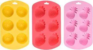 3PCS Fruit Shape Silicone Mold, 3D Strawberry Orange Pineapple | Baking Tray, DIY Chocolate Candy Gummy Jelly, Ice Cube Soap Making 3PCS Fruit Shape Silicone Mold, 3D Strawberry Orange Pineapple | Baking Tray, DIY Chocolate Candy Gummy Jelly, Ice Cube Soap Making