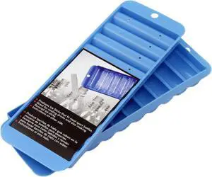 Chef Craft Select Plastic Sports Bottle Ice Cube Tray, 10 Ice Sticks 9.5 inches in Length, Blue Chef Craft Select Plastic Sports Bottle Ice Cube Tray, 10 Ice Sticks 9.5 inches in Length, Blue