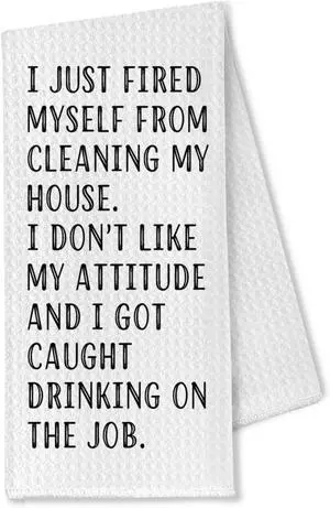 Funny Kitchen Towels, Dish Towels with Saying, Funny Kitchen Gifts for Women Mom Friend, 16x24 Inches Funny Kitchen Towels, Dish Towels with Saying, Funny Kitchen Gifts for Women Mom Friend, 16x24 Inches