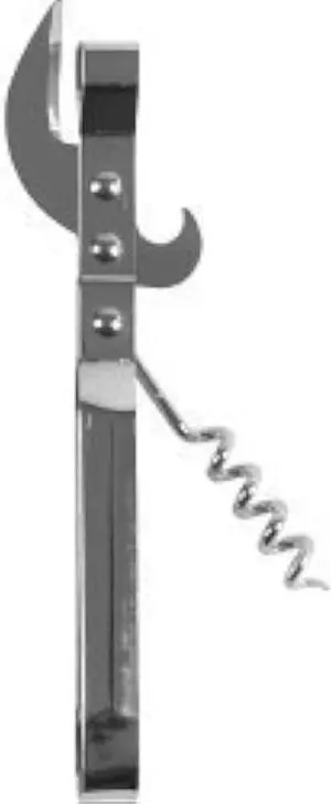 Chef Old Fashioned Can, Bottle Opener & Corkscrew Chef Old Fashioned Can, Bottle Opener & Corkscrew