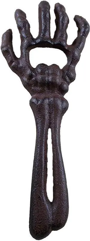 Cast Iron Skeleton Hand Themed Beverage Bottle Opener Cast Iron Skeleton Hand Themed Beverage Bottle Opener