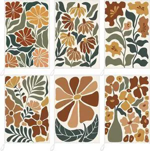 Breling 6 Pack Boho Floral Kitchen Towels, Vintage Dish Towels 14x21 Inch | Decorative Hand Cloths for Drying Dishes, Rustic Cotton Linen for Cooking, Charming Housewarming Gift for Bathroom Decor Breling 6 Pack Boho Floral Kitchen Towels, Vintage Dish Towels 14x21 Inch | Decorative Hand Cloths for Drying Dishes, Rustic Cotton Linen for Cooking, Charming Housewarming Gift for Bathroom Decor