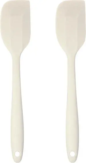 Silicone Spatula Set 2-Piece Set of Rubber Spatulas for Non-Stick Cookware Kitchen Tools and Accessories with Comfortable Handles, Heat-Resistant Utensils for Cooking and Baking Cream Silicone Spatula Set 2-Piece Set of Rubber Spatulas for Non-Stick Cookware Kitchen Tools and Accessories with Comfortable Handles, Heat-Resistant Utensils for Cooking and Baking Cream
