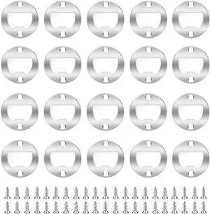 20 Set Stainless Steel Bottle Opener Insert Kits Metal Beer Bottle Opener Beer Wine Hardware Parts with 42Pcs Screws for DIY Resin Mould Kit Bottle Opener (Silver) 20 Set Stainless Steel Bottle Opener Insert Kits Metal Beer Bottle Opener Beer Wine Hardware Parts with 42Pcs Screws for DIY Resin Mould Kit Bottle Opener (Silver)