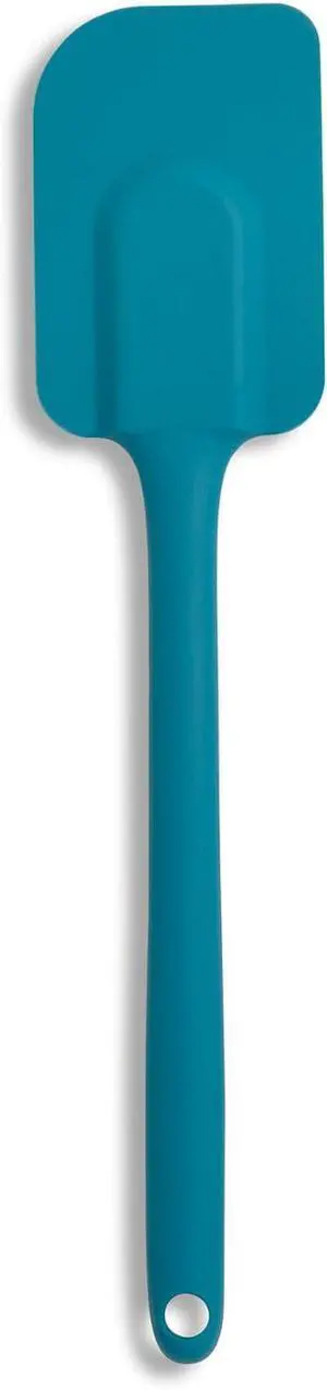 Mrs. Andersons Baking Silicone Spatula, Flexible And Nonstick, One-Piece Design, Turquoise, For Mixing, Folding, Scraping, Baking, And Cooking Mrs. Andersons Baking Silicone Spatula, Flexible And Nonstick, One-Piece Design, Turquoise, For Mixing, Folding, Scraping, Baking, And Cooking