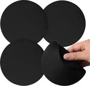 Silicone Jar Opener Gripper Pad, Jar Grippers for Opening Jars, Round Black Multi-Purpose Kitchen Gadgets, Non Slip Jar Bottle Lid Openers for Seniors, Kids, Women, People with Arthritis, 4 Pieces Silicone Jar Opener Gripper Pad, Jar Grippers for Opening Jars, Round Black Multi-Purpose Kitchen Gadgets, Non Slip Jar Bottle Lid Openers for Seniors, Kids, Women, People with Arthritis, 4 Pieces